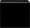 vidaXL - Salontafel - 50x50x45 - cm - gehard - glas - zwart
