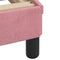 vidaXL - Bedframe - met - hoofdeinde - zonder - matras - 90x190 - cm - fluweel - roze