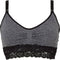MAGIC Bodyfashion Mama Nursing Bra Lace - Beugelloze beha - Uitneembare pads - Zwart/Grijs