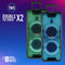NGS Wild Rave 2 Portable Bluetooth Party Speaker - TWS - 300W / 12V / 3,26 Bat - USB / Aux In