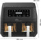 Little Balance 8765 - dubbele Airfryer - 2 x 4.5 liter inhoud - 2460 Watt - 8 programma's - PFAS vrij