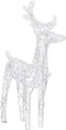 vidaXL - Kerstrendieren - 2 - st - 80 - LED's - acryl - blauw