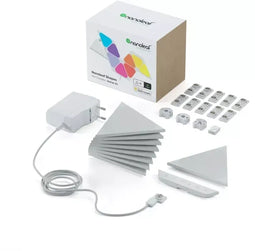 Nanoleaf Shapes Mini Triangles - Starter Kit - 9x Aanraakgevoelige lichtpanelen - Multi-color (9 panels)