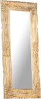 vidaXL - Spiegel - 110x50 - cm - massief - mangohout