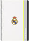 Real Madrid C.F. - Notitieboekje A4 - 80 Lakens - Wit