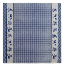 DDDDD Dutchie - Theedoeken & Keukendoeken - 100% katoen - Blauw (2 stuks)
