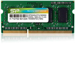 Silicon Power SP004GLSTU160N02 - DDR3L Geheugenmodule 4GB 1600MHz - Groen
