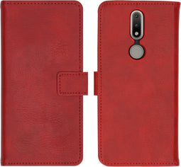 iMoshion Hoesje Geschikt voor Nokia 2.4 Hoesje Met Pasjeshouder - iMoshion Luxe Bookcase - Rood