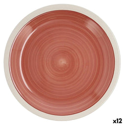 Quid Calypso - Eetbord - Keramisch Ø 27 cm - Terra cotta (12 stuks)