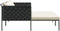 vidaXL - Ligbed - met - Kussens - voor - 2 - Personen - - - Antraciet - - - 115x153x69,5 - cm - - - Staal