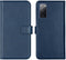 Selencia Galaxy S20 FE - Echt Lederen Bookcase - 3 Pashouders - Blauw