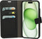 Mobiparts iPhone 15 Plus - Classic Wallet Case - Ruimte voor pasjes - Zwart