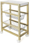 Groentetrolley Quid Gala Wit Hout 40,5 x 24 x 60 cm