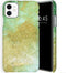 Selencia Hoesje Geschikt voor iPhone 11 Hoesje - Selencia Maya Fashion Backcover - groen