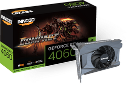 INNO3D GeForce RTX 4060 - Videokaart - 8GB GDDR6 - Compact