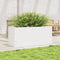 vidaXL - Plantenbak - 110x40x46 - cm - massief - grenenhout - wit
