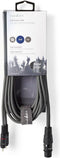 Nedis COTH15220GY30 - XLR-naar-RCA audiokabel - 300 cm - Grijs
