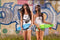 Plastic skateboard Juicy Susi clear paars