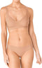 sloggi Zero Feel - Dames Bralette - Gewelfde V-hals - Cognac - Maat L