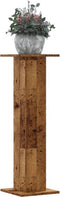 vidaXL - Plantenstandaards - 2 - st - 30x30x95 - cm - bewerkt - hout - oud - houtkleurig