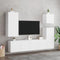 vidaXL - Tv-meubels - 2 - st - wandgemonteerd - 80x30x41 - cm - wit