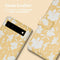 iMoshion Hoesje Geschikt voor Google Pixel 6a Hoesje Met Pasjeshouder - iMoshion Design Bookcase smartphone - Geel / Yellow Flowers