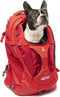 Kurgo G-Train K9 - Hondenrugzak voor Kleine Honden tot 11 kg - Waterbestendig - Rood - 33x53x25 cm