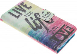 Apple iPod Touch (5G/6) - TPU booktype hoes - Magnetische sluiting en pasjeshouder - Multi colour