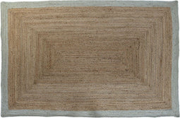 DKD Home Decor - Tapijt - Scandi Jute Groen Lichtbruin 160 x 230 x 1 cm