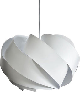 Dyberg Larsen Boleo - Hanglamp E27 60W Acryl 50x50x35 cm Wit