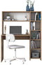 Emob Locelso Bureau - Eik - 113 cm breed - Bruin - Spaanplaat - Op voorraad