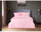 Beddengoedset - Dekbedovertrek 240 x 220 cm + 2 kussenslopen 60 x 60 cm - 100% katoensatijn - Roze (2 stuks)