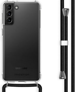 imoshion Hoesje Geschikt voor Samsung Galaxy S21 Plus Hoesje Met Koord - imoshion Backcover met koord - Transparant