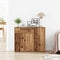 vidaXL - Dressoir - 88x30x70 - cm - spaanplaat - oud - hout
