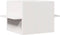 vidaXL - Kattenhuis - 51x35x30 - cm - massief - grenenhout - wit