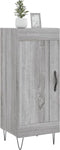 vidaXL - Dressoir - 34,5x34x90 - cm - bewerkt - hout - grijs - sonoma - eikenkleurig