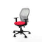 Piqueras y Crespo 1D036N0 - Bureaustoel - Verstelbare hoogte met armleuning - Rood