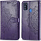 iMoshion Hoesje Geschikt voor Samsung Galaxy M30s / M21 Hoesje Met Pasjeshouder - iMoshion Mandala Bookcase - Paars