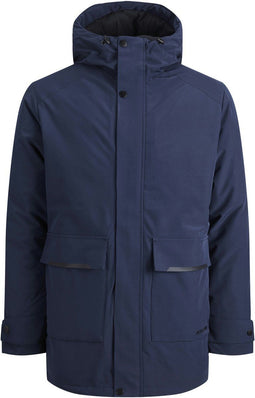JACK&JONES ESSENTIALS JJETIKO PARKA SN - Heren Jas - Halflang met capuchon - Maat S