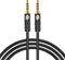 Drivv. AUX Kabel 3.5 mm - Jack naar Jack - Verguld - Zwart - 1,5 meter