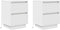 vidaXL - Nachtkastjes - met - led-verlichting - 2 - st - 38x34x50 - cm - wit