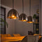 Hanglamp 3L Ø30 mirror - Zwart nikkel