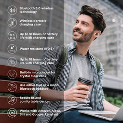 Motorola Verve Buds 250 - Draadloze Earbuds - Bluetooth 5.0 IPX5 Waterproof - Zwart