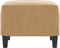vidaXL - Voetenbank - 60x50x41 - cm - fluweel - bruin