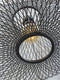 GOOD&MOJO Vloerlamp Cango - Bamboe/Zwart- 80x60x176cm - Scandinavisch,Bohemian - Staande lampen voor Woonkamer - Slaapkamer