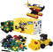 Nano Clics – Transport Builders 250 Piece Set – 5 in 1 Bouwblokken – SPEELGOED Gemaakt Van 100% RECYCLED Plastic – Speelgoed 8, 9, 10, 11, 12 jaar – Constructie Speelgoed