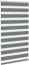vidaXL - Zebra - rolgordijn - 90x150 - cm - stofbreedte - 85,9 - cm - donkergrijs