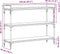 vidaXL - Console - Tafel - Oud - Hout - 100x30x80 - cm - Engineered - Hout - en - Staal