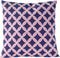 Sierkussen decoratie kussen Blossom 45 x 45 cm blauw roze