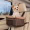 PetSafe Happy Ride Booster Seat - Zitverhoger voor kleine honden - Verstelbaar en wasbaar - Bruin - Small
